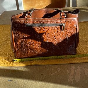 Patricia Nash tooled Nash Poppy tote